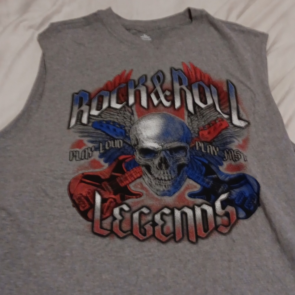 Cut off rock shirt ! Large